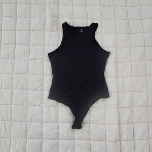 Black Sleeveless Women's Bodysuit